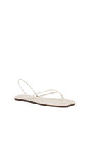 TKEES Square Toe Millie Sandal in Cream