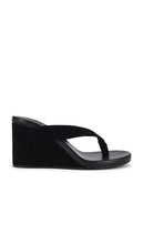 Tony Bianco Avanti Sandal in Black | Black Suede Wedge Sandals for Women
