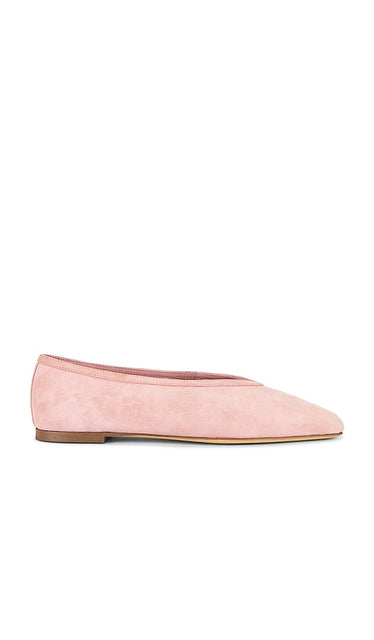 Tony Bianco Bianca Flat in Pink | Blossom Suede Ballet Flats for Women