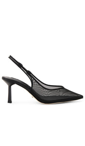 Tony Bianco Breeze Heel in Black | Black Sling Back Heels for Women