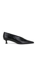 Tony Bianco Cherry Pump in Black | Black Crinkle Pump Heels for Women