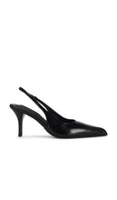 Tony Bianco Claudia Slingback Pump in Black | Black Crinkle Sling Back Heels for Women