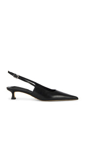 Tony Bianco Crush Slingback Pump in Black | Black Vintage Sling Back Heels for Women