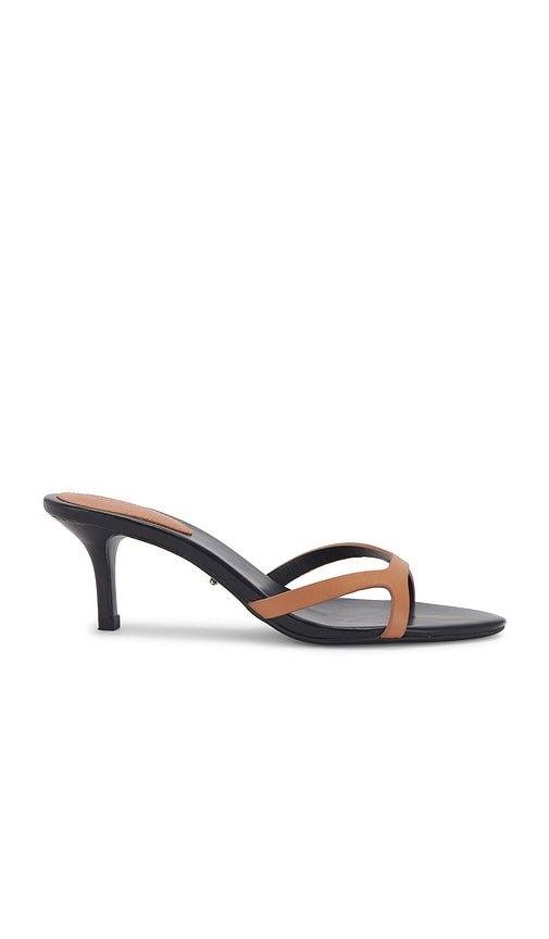 Tony Bianco Daisy Sandal in Tan | Tan Como Heeled Sandals for Women