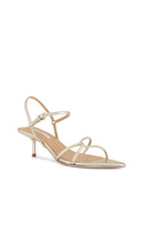 Tony Bianco Florida Sandal in Metallic Gold
