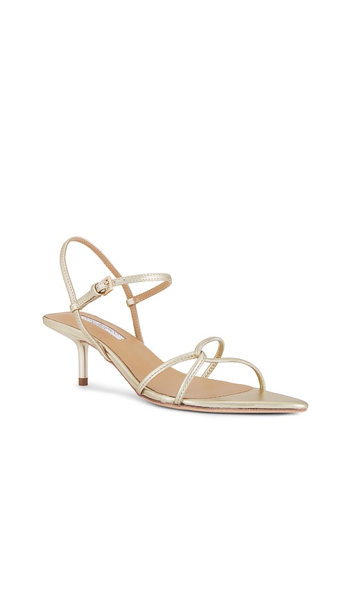Tony Bianco Florida Sandal in Metallic Gold
