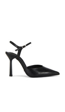 Tony Bianco Gloss Pump in Black | Black Vintage Pump Heels for Women