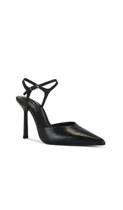 Tony Bianco Gloss Pump in Black