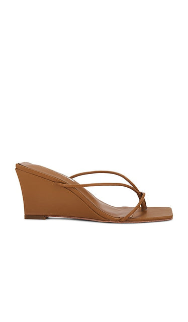 Tony Bianco Gretta Sandal in Brown | Tan Open Toe Heels for Women