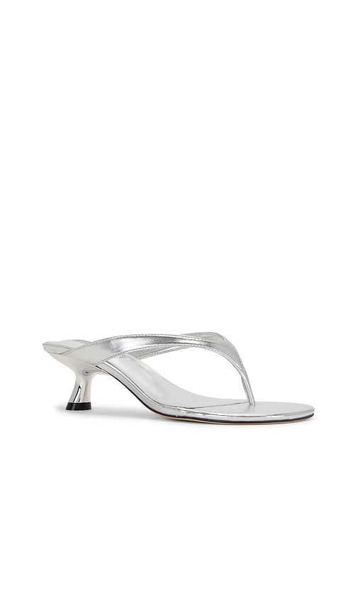 Tony Bianco Krista Mule in Metallic Silver