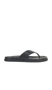 Tony Bianco Loop Sandal in Black | Black Flat Sandals for Women