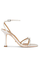 Tony Bianco Lover Heel in White | Dove Nappa Open Toe Heels for Women