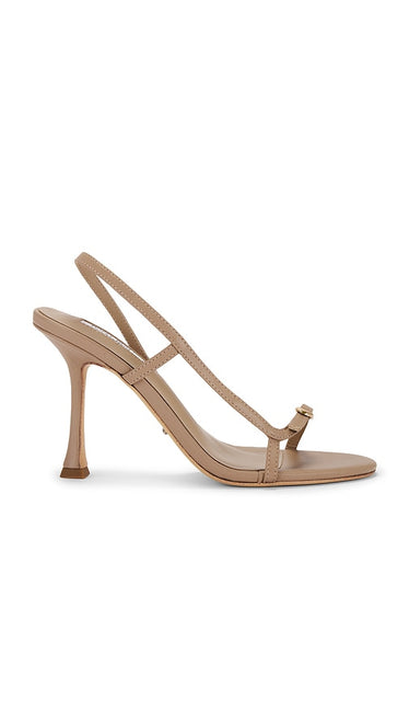 Tony Bianco Lush Sandal in Beige | Bisque Open Toe Heels for Women