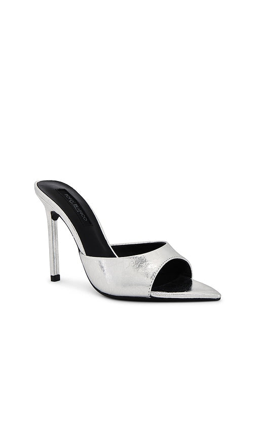 Tony Bianco Malibu Mule in Metallic Silver