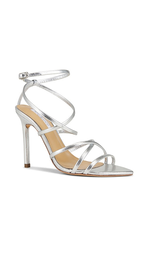Tony Bianco Marcy Sandal in Metallic Silver