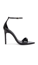 Tony Bianco Martini Heel in Black | Black Patent Pump Heels for Women