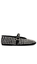 Tony Bianco Miami Flat in Black | Black Nappa Ballet Flats for Women
