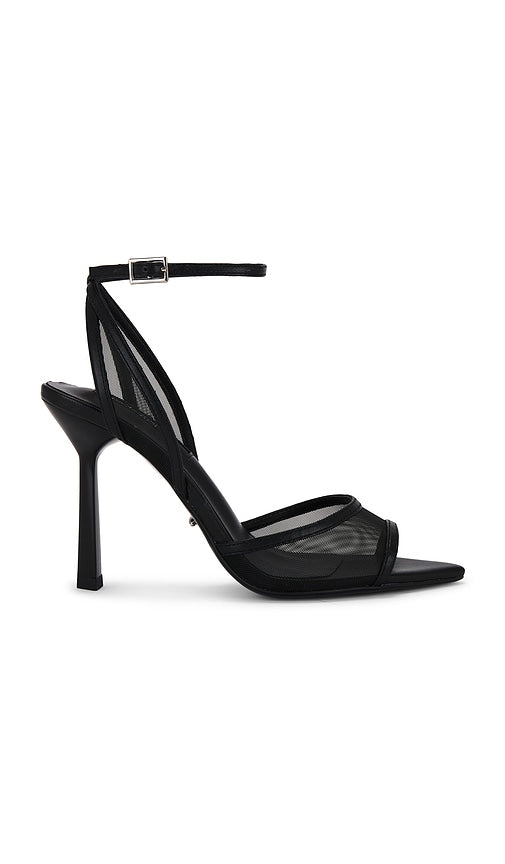 Tony Bianco Miley Sandal in Black | Black Open Toe Heels for Women