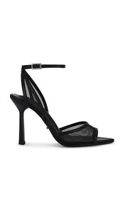 Tony Bianco Miley Sandal in Black | Black Open Toe Heels for Women