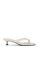 Tony Bianco Pluto Sandal in White | Dove Heeled Sandals for Women