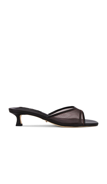 Tony Bianco Pru Sandal in Chocolate | Choc Heeled Sandals for Women