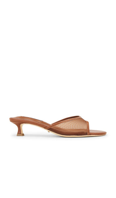 Tony Bianco Pru Sandal in Rust | Rust Open Toe Heels for Women