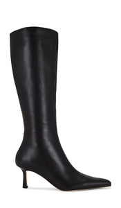 Tony Bianco Quest Boot in Brown | Chocolate Nappa Heeled Boots for Women