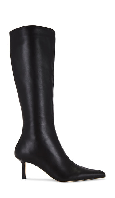 Tony Bianco Quest Boot in Brown | Chocolate Nappa Heeled Boots for Women
