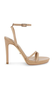 Tony Bianco Sage Sandal in Nude | Skin Heeled Sandals for Women