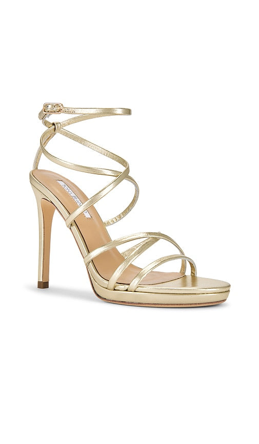 Tony Bianco Sass Sandal in Metallic Gold