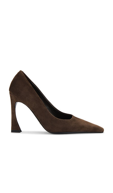 Tony Bianco Swish Heel in Brown | Espresso Pump Heels for Women