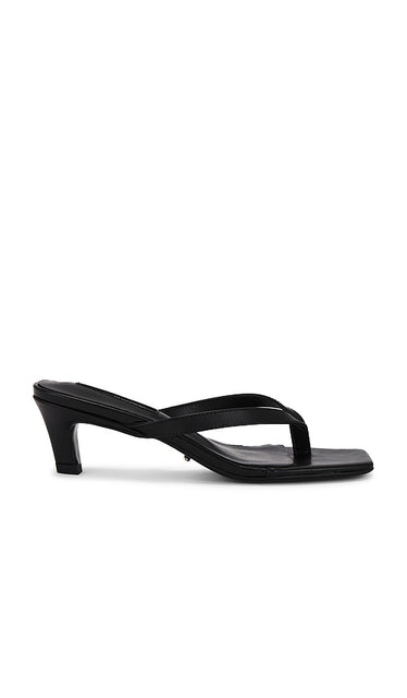 Tony Bianco Topaz Sandal in Black | Black Como Heeled Sandals for Women