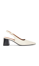Vagabond Shoemakers Altea Heel in Cream | Off White Sling Back Heels for Women