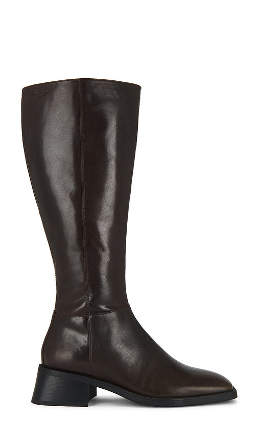 Vagabond Shoemakers Blanca in Chocolate | Chocolate Heeled Boots for Women