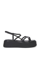 Vagabond Shoemakers Courtney Sandal in Black | Black & Black Strappy Sandals for Women