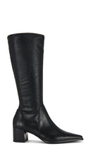Vagabond Shoemakers Giselle Wide Shaft Boot in Black | Black Heeled Boots for Women
