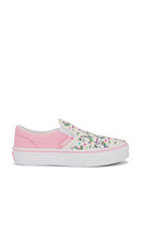 Vans Kids Classic Slip-On in Pink | Ballet Skaticorn Marshmallow & Pink Shoes for Women
