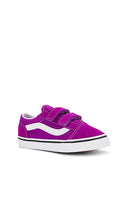 Vans Toddler Old Skool V in Purple