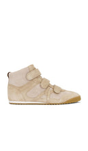 Veronica Beard Nima Sneaker in Neutral | Sand & Chiffon High Top Sneakers for Women