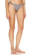 vitamin A Bella Bikini Bottom in Metallic Silver