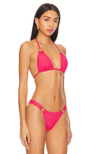 vitamin A Cosmo Bikini Top in Coral