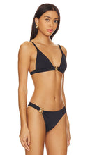 vitamin A Luxe Link Bikini Top in Black