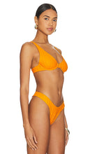 vitamin A Rossi Halter Underwire Bikini Top in Orange