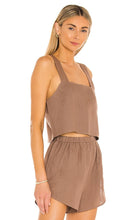 vitamin A Tallows Crop Top in Brown