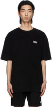 032c Black Terrycloth Topos T-Shirt - T-shirt T-shirt Topos TerryCloth Noir 032C - 032c 검은 terrycloth topos 티셔츠