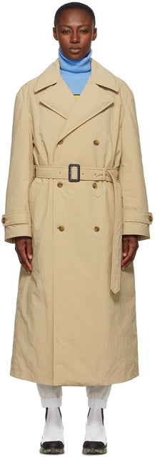 Moncler Genius 1 Moncler JW Anderson Beige Down Trench Coat