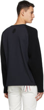 Moncler Genius 1 Moncler JW Anderson Navy Logo Crewneck