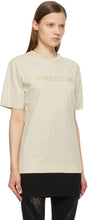 1017 ALYX 9SM Beige Mirrored Logo T-Shirt