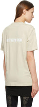 1017 ALYX 9SM Beige Mirrored Logo T-Shirt