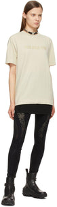 1017 ALYX 9SM Beige Mirrored Logo T-Shirt